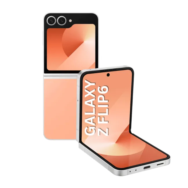 Buy Refurbished Samsung Galaxy Z Flip6 5G (256GB) in Peach Buy Refurbished Samsung Galaxy Z Flip6 5G (256GB) in Peach